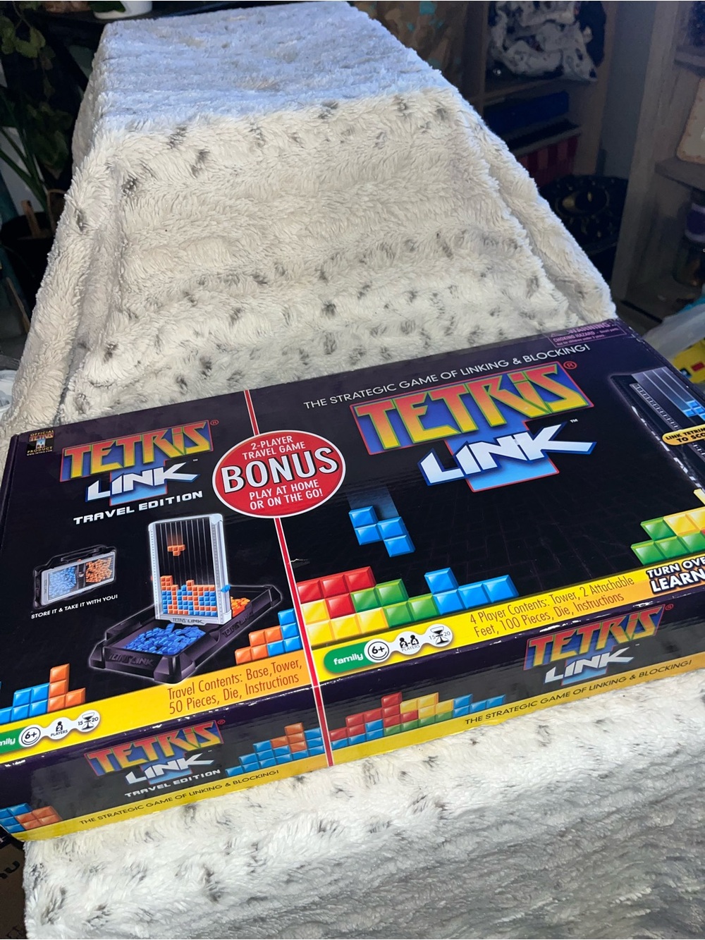 Tetris Link Board Game Techno Source 2011  Open box Pieces are Complete Sealed